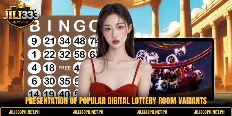 Presentation of popular digital lottery room variants