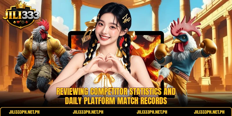 Reviewing competitor statistics and daily platform match records Reviewing competitor statistics and daily platform match records