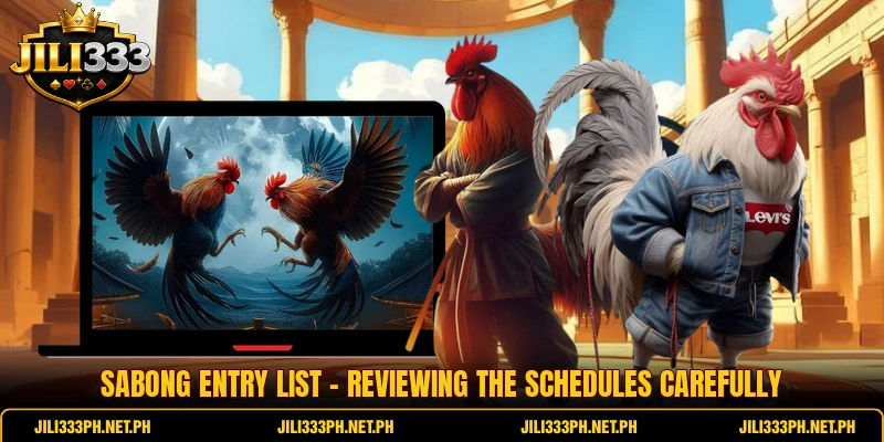 Sabong Entry List - Reviewing The Schedules Carefully
