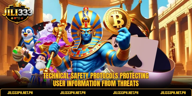 Technical safety protocols protecting user information from threats