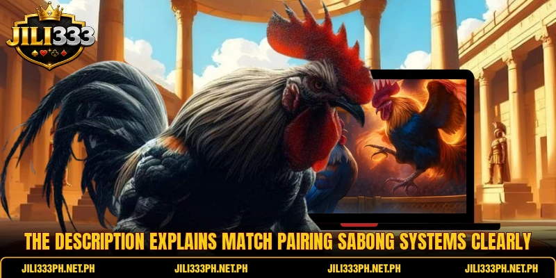 The description explains Match pairing sabong systems clearly The description explains Match pairing sabong systems clearly