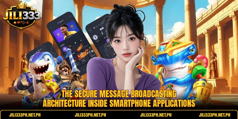The secure message broadcasting architecture inside smartphone applications The secure message broadcasting architecture inside smartphone applications